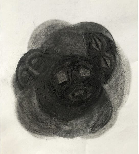 Charcoal on paper / 50 cm x 70 cm / 2021